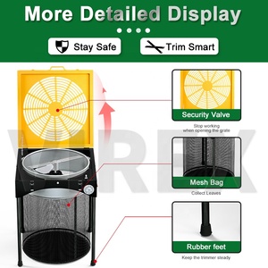 18 Inch Adjustable 3 Speed Hydroponic Electric Leaf <strong>Bud</strong> <strong>Trimmer</strong> - Product Image 4