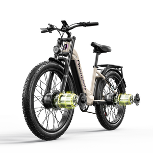 Bicicleta Eléctrica S700 de 2000W con Doble Motor para Adultos, 48KM/H, 7 Velocidades, para Uso en Ciudad y Montaña, 48v - Product Image 3