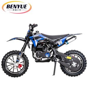 Mini moto tout-terrain de qualité supérieure, facile à utiliser, moteur à essence 4 temps sans balais, bleu fer noir, pour les jeunes pilotes débutants, compacte - Product Image 4
