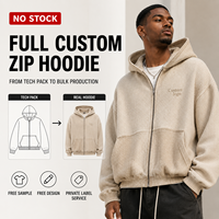 Fabrication de sweats à capuche personnalisés en tissu gaufré, style zippé, coupe oversize et carrée, sweats vintage, fabricant de vêtements pour hommes sur mesure