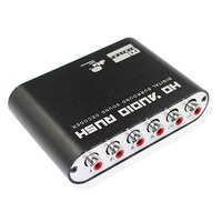 Decodificador de Audio DTS/Dolby/AC-3 de 51 Canales, Convierte Audio Digital Óptico/Coaxial a Analógico RCA/Conectores Rose, Hecho en China