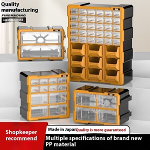 Nhật Bản Vuông Chia Bộ Phận Lưu Trữ Hộp Nhựa Phần Cứng Hộp Công Cụ Ngăn Kéo Loại Công Cụ Bộ Phận Lưu Trữ Tổ Chức Hộp - Product Image 3