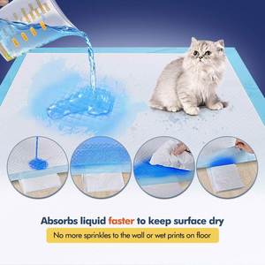 Tapis d'entraînement jetables pour chiots, super absorbants, imperméables IP67, en tissu non tissé SAP, pour petits animaux - Product Image 2