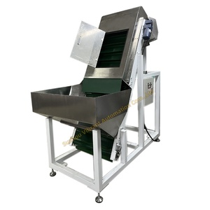 Klantspecifieke roestvrijstalen kettingbandheftruck met trapvoeder voor voedersystemen - Product Image 3