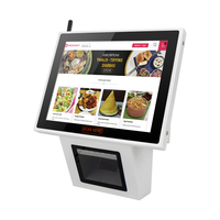 Venta caliente 1D/2D Barcode Qr Code Scanner 8 ''Android Touch Self Price Checker Pantalla grande Montaje en pared Supermercado Price Checker