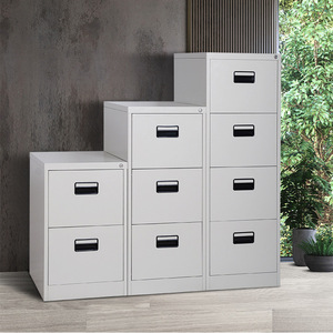 Durable Industrial Office Steel Fireproof Black Metal <strong>Chest</strong> 4 Drawer Filing Cabinet File Storage Cabinet for Sale - Product Image 3