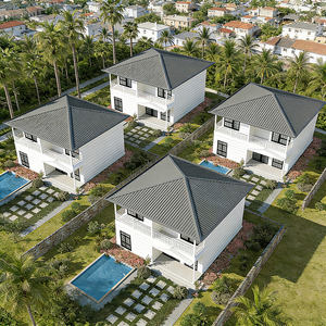 Maison conteneur préfabriquée étanche personnalisée en usine, maisons modulaires chinoises avec construction en panneaux sandwich en acier - Product Image 3