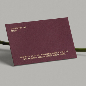 Tarjeta de Agradecimiento Empresarial de Lujo, Papel de Algodón con Logotipo Grabado Personalizado, 400g, Tarjeta de Boda - Product Image 4