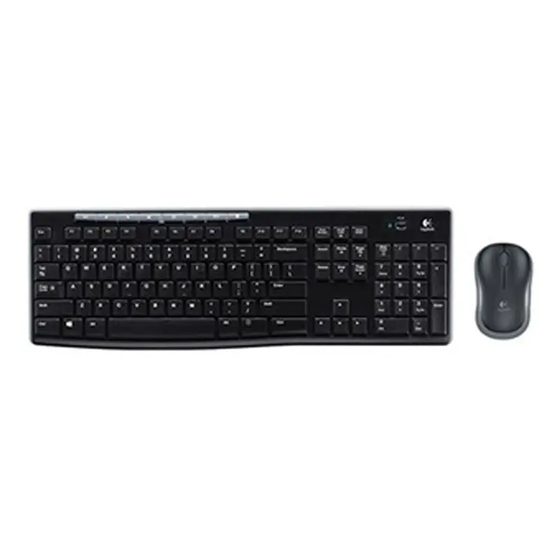 Logitech MK270 kablosuz dokunmatik klavye fare siyah 2.4GHz bırakma-ücretsiz bağlantı, uzun pil ömrü