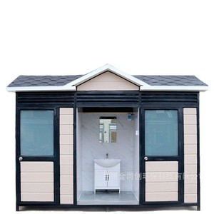 Toilettes portables en panneaux sandwich, modernes et écologiques, pour les attractions touristiques - Product Image 5