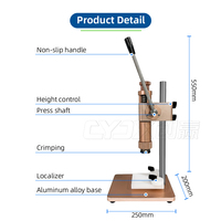 Machine de presse de capsulage de remplissage d'atomiseur de parfum monobloc manuelle CYJX
