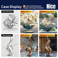 Sculpture de tigre contemporaine personnalisée en FRP, grande statue animale en fibre de verre pour hall d'hôtel/villa de luxe