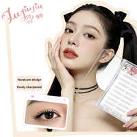 Lash Palsu 3D Tebal Faux Mink Laris Manis 3 Pasang Dapat Digunakan Kembali Natural Invisible Clear Band Makeup Grosir Bebas Kekejaman Self-adhesive Glow