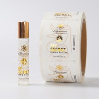 Autocollants personnalisés avec logo, autocollants personnalisés pour tubes de gloss à lèvres, autocollants pour base de gloss à lèvres, étiquettes transparentes pour marque privée