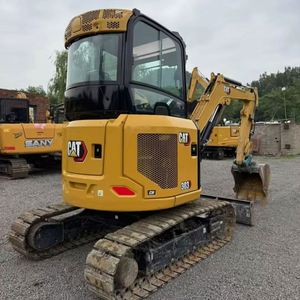 Excavadora Mini Cat 303CR Original de Caterpillar, Maquinaria de Construcción Hidráulica Compacta de 3 Toneladas con Tractor de Alta Eficiencia - Product Image 3