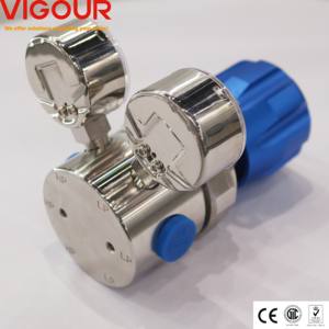 Collecteur à haut débit SS316L, conception à six ports, haute pression 300 bar, régulateur de gaz argon, hélium, <span class=keywords><strong>propane</strong></span> à une seule étape pour GPL - Product Image 4