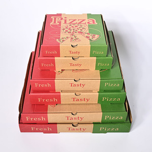 Papel Pizza Slice Box Impresión personalizada Pizza Box Take Away Food Container - Product Image 5