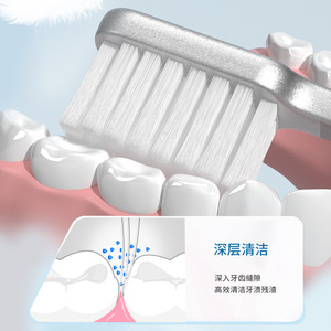 OralGos Royal Shine Toothbrush Soft Bristles <b>Gum</b> Care Adult Manual Toothbrush - Product Image 3