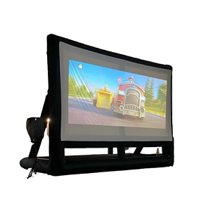 Écran <span class=keywords><strong>de</strong></span> cinéma géant gonflable d'extérieur <span class=keywords><strong>de</strong></span> 30 pieds avec souffleur |   Cinéma <span class=keywords><strong>de</strong></span> <span class=keywords><strong>projection</strong></span> <span class=keywords><strong>de</strong></span> jardin pour fêtes à domicile |   En stock - Product Image 2