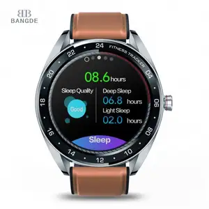 Relógio smartwatch ips 1.3 "redondo, à prova d' água ip67, bangde neo, monitor de batimentos cardíacos e pressão sanguínea