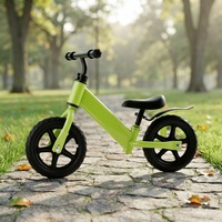 Vélo d'équilibre pour tout-petits, cadre en acier léger, roues en mousse de 12 pouces, sans pédale, vitesse unique, prix d'usine, livraison rapide