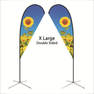 Bandera de Plumas de Poliéster Personalizada al por Mayor con Logotipo <span class=keywords><strong>para</strong></span> Exteriores, Pancarta de Playa <span class=keywords><strong>para</strong></span> Promoción, Publicidad y Decoración - Product Image 4