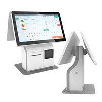 Kiosco de Autopago con Pantalla Táctil de 15.6 Pulgadas, Terminal de Pedidos y Pago Automático para Supermercados y Minoristas, con Sistema Windows y Android