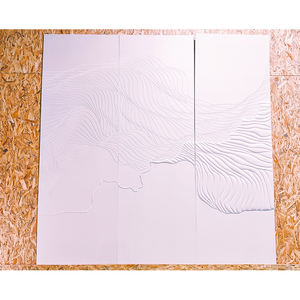 批发现代3D纹理背景墙板酒店室内声学降噪柔性皮革墙防水 - Product Image 4