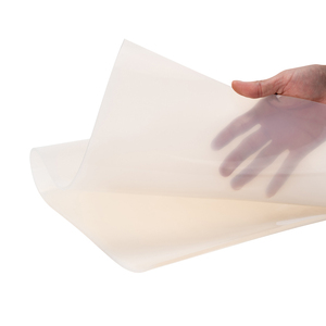 Tùy Chỉnh Công Nghiệp Cấp Thực Phẩm <span class=keywords><strong>Silicone</strong></span> Cao Su Tấm Cuộn Trong Suốt Chống Cháy 65 Độ Cứng Bờ Cho Nhiệt Báo Chí Cắt - Product Image 1