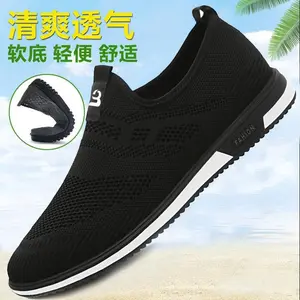 Sneaker Kustom Ice Silk Sepatu Kanvas Kasual Trendi PVC Tahan Aus Berpori Tanpa Renda Espadrilles