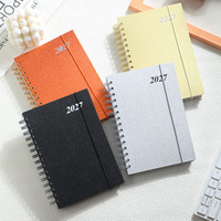Agenda 2027 personnalisé avec impression personnalisée, couverture rigide, reliure spirale, journal de prière espagnol, format A5, planificateur quotidien, hebdomadaire et mensuel