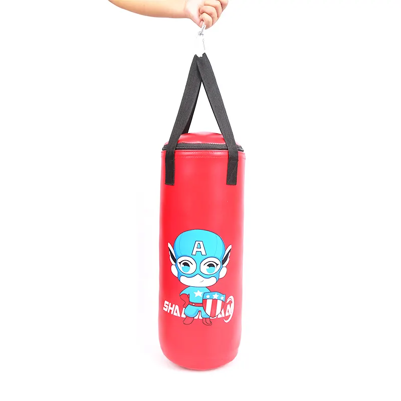 Venda quente Pendurado heavy free boxing punch bag socos sandbag para crianças