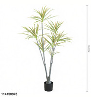 Bonsaï artificiel, faux arbre Dracaena, 1,8 m, matériau PE, respectueux de l'environnement, décoration pour la maison et le bureau