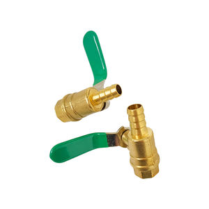 Robinet à bille en laiton forgé robuste à longue poignée en cuivre massif, interrupteur d'arrêt haute pression avec raccord de tuyau fileté NPT - Product Image 3