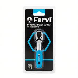 Clé à douille à chocs Fervi, série normale, entraînement 1/2 pouce, outil robuste - Product Image 2