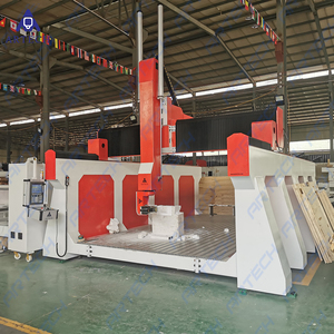 Routeur CNC à bois 5 axes de haute précision et de bonne qualité 2030 pour les cadres de portes en bois, les piliers, le moteur servo, NC <span class=keywords><strong>Studio</strong></span> - Product Image 5