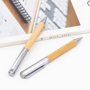 Bolígrafo de Bambú Ecológico de Alta Gama con Grabado Láser de Logotipo, Ideal para Regalos Empresariales, Viajes, Hoteles y Firmas - Product Image 5