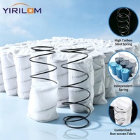 Unit Pegas Kantung Non-woven Bernapas 80gsm untuk Bantal Sofa dengan Inti Pegas Independen 1.8mm