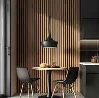 Panneaux acoustiques en MDF et fibre de polyester au design moderne, écologiques, NRC 80%, motif concave-convexe pour hôtels, écoles, salles de conférence