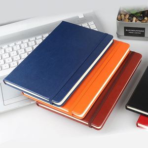 Quà Tặng khuyến mại A4 A5 A6 logo dập nổi da máy tính xách tay tùy chỉnh bên trong trang ràng buộc dây đeo đàn hồi máy tính xách tay cho các trường học - Product Image 2