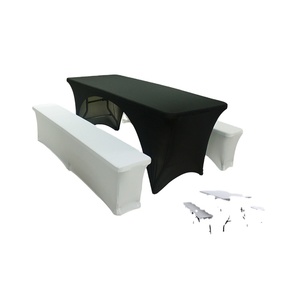 Mesa Plegable, Pliante de Mesa, molde de soplado HDPE 6 pies plástico Plegable banquete evento Catering Mesa - Product Image 5