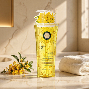 Gel <span class=keywords><strong>de</strong></span> <span class=keywords><strong>Baño</strong></span> Petals, Marca Privada, Lujo para una Piel Radiante, Hidratante, Perfumado con Aroma a Osmanthus, Control <span class=keywords><strong>de</strong></span> Grasa, Limpieza Profunda - Product Image 1