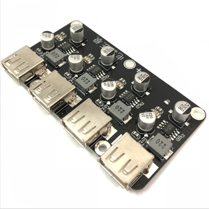 Module de charge rapide 4 voies 12V/24V vers QC3.0, carte de charge rapide USB unique pour téléphone portable - Product Image 1