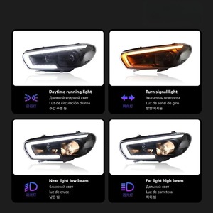 Faros Delanteros HETOP <span class=keywords><strong>Scirocco</strong></span> 2009-2017, Lentes LED Mejoradas, Accesorios para Automóviles, Gran Venta, Plug and Play, DRL para Volkswagen - Product Image 3