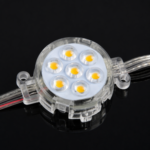 512 points lumineux LED RGB ronds, étanches, à effet dynamique pour éclairage extérieur de façades de bâtiments et d'écrans - Product Image 1