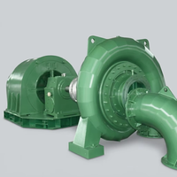Mini-turbine hydraulique à faible chute avec générateur à excitation sans balais