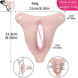 FAAK Godemiché réaliste pour homme, type vagin, avec clitoris dissimulé, pour hommes, transgenres, cosplayers et jouets pour adultes - Product Image 2