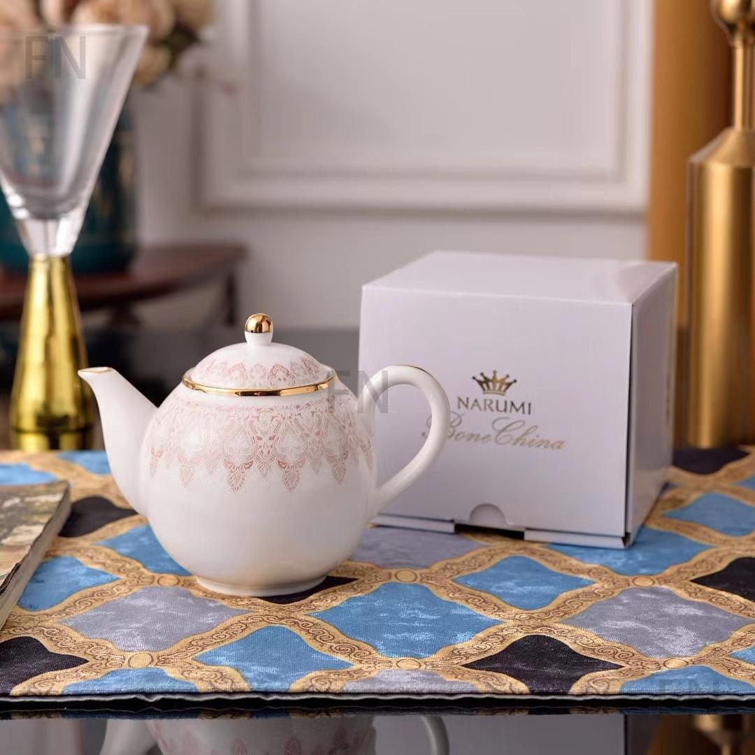 หม้อกาแฟสีชมพูออโรร่าขนาด300มล. "กล่องของขวัญ]