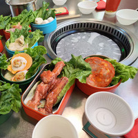 Table de cuisson à induction commerciale Dansen pour hot pot et barbecue coréen, en vente