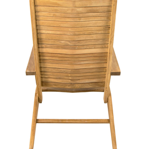 Tumbona de Exterior para Playa, de Madera de Teca Sólida <span class=keywords><strong>Natural</strong></span> con Cojín, para Patio, Piscina, Villa, Casa de Huéspedes, Terraza - <span class=keywords><strong>Seno</strong></span> - Product Image 4
